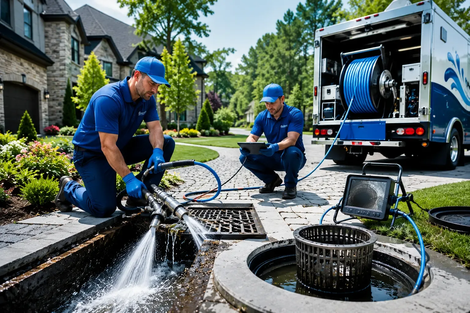 Local outdoor drain cleaning professionals in Levering, MI