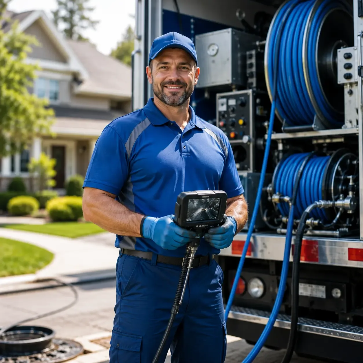Local outdoor drain cleaning specialists in Levering, MI